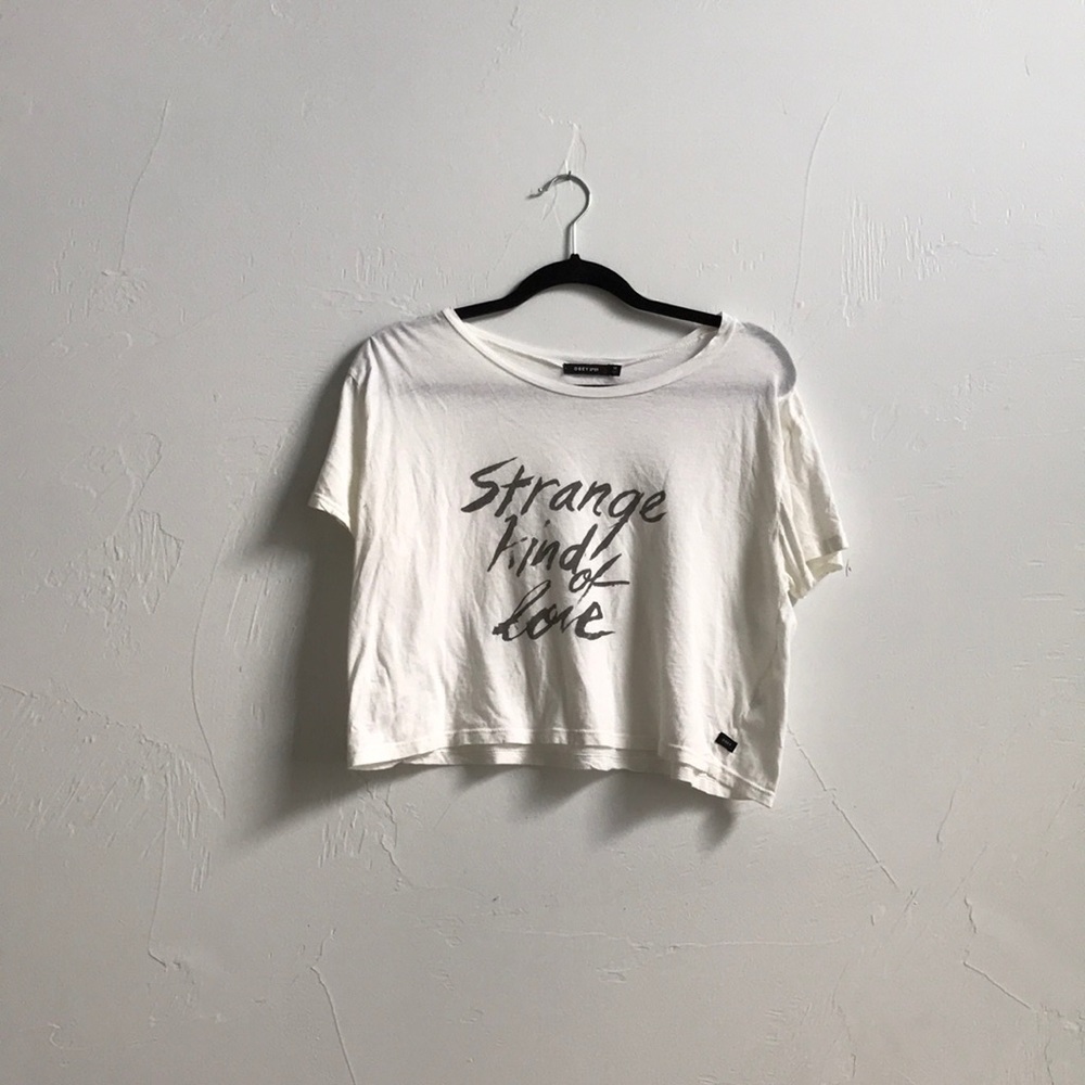 Obey crop top